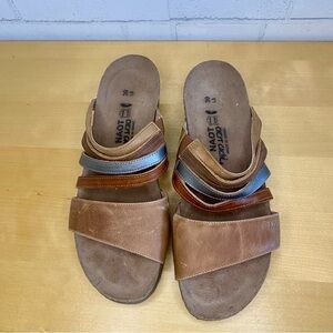 NAOT sandals soft footbed Never Been Worn. Sz 39 sz 8 woman’s